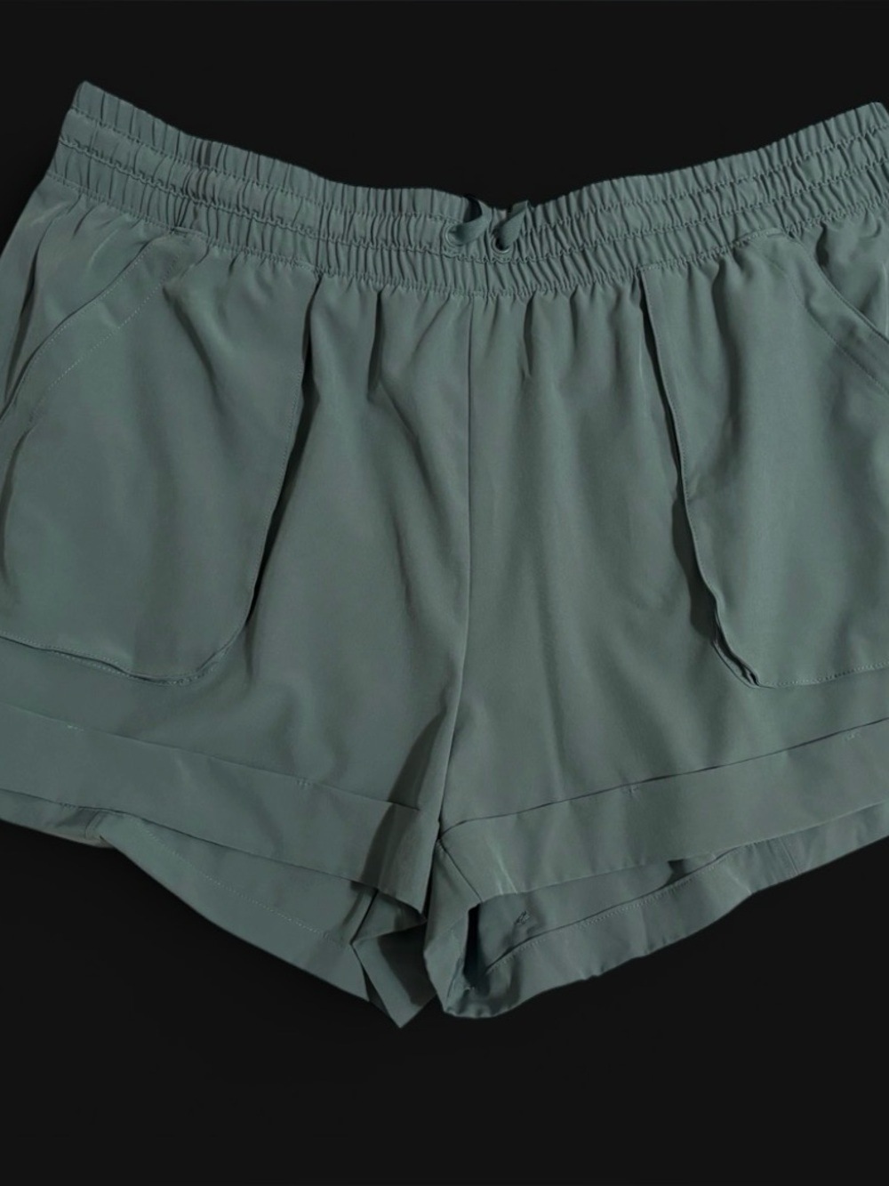 Avia Women's Athletic Shorts in Dusty Teal
